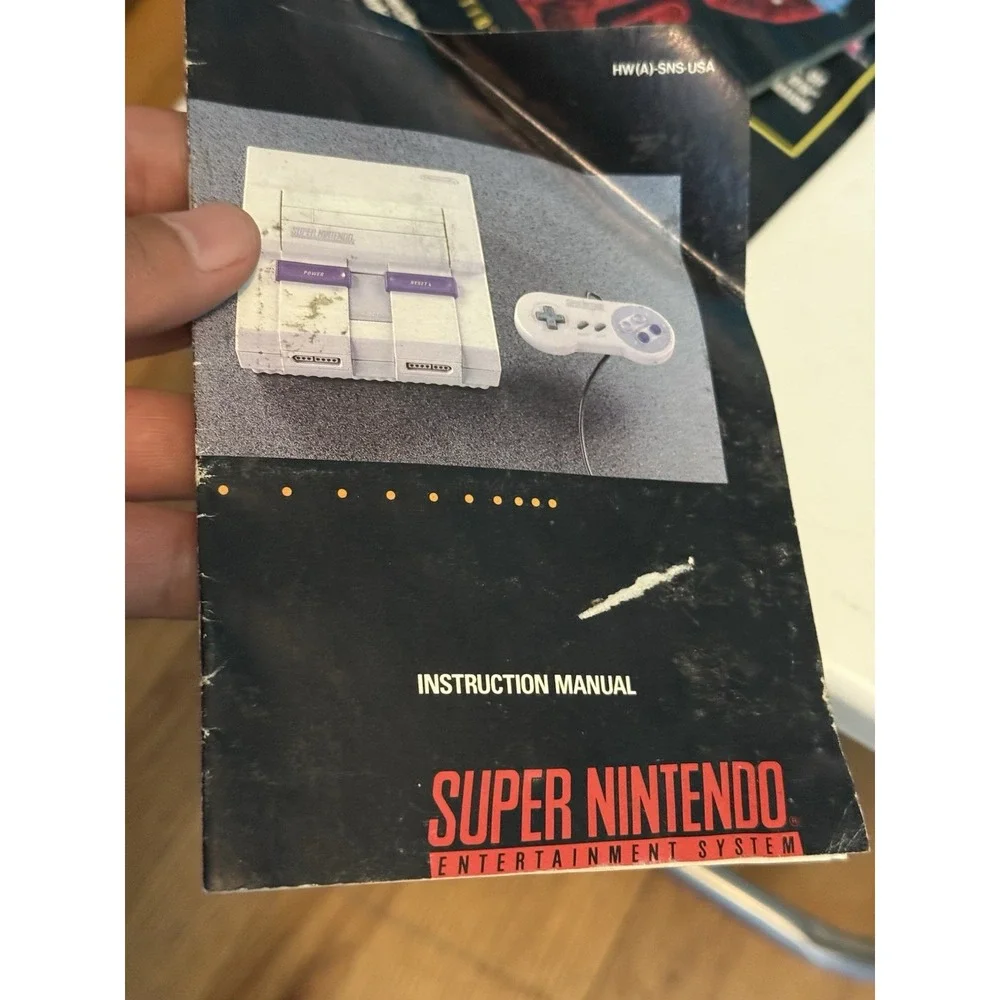 Super Nintendo Game's Booklets Lot Of 8